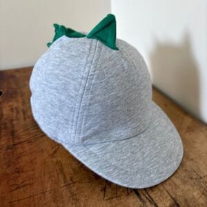 Wonder Nation Gray and Green Dinosaur Baseball Cap One Size fits toddler sizes